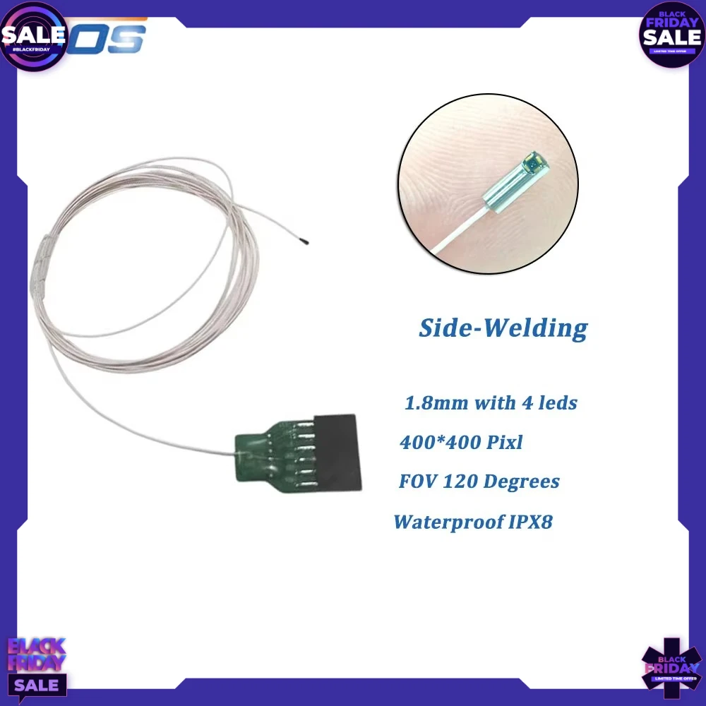 Hot Sale Smallest Camera Module Special Technology Side Welding 90 Degrees with Different Led for Vet and Inspection
