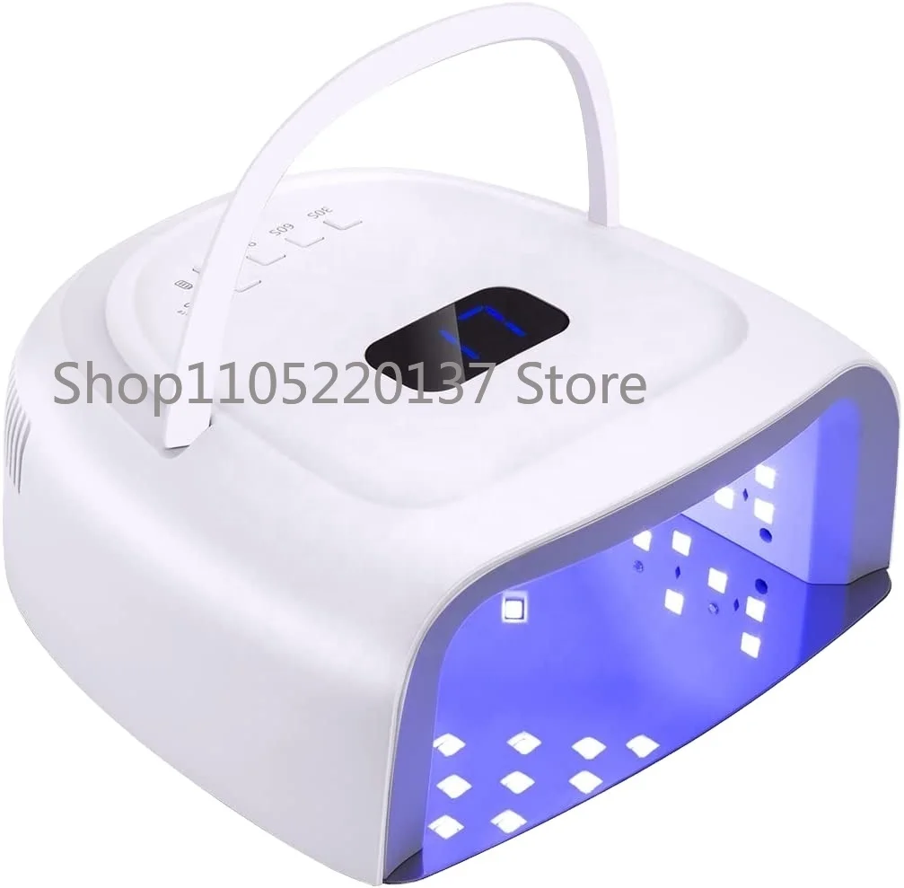 60W Rechargeable Gel Uv Nail Lamp Cordless Portable Uv Led Lamps for Nails With Double Light Source