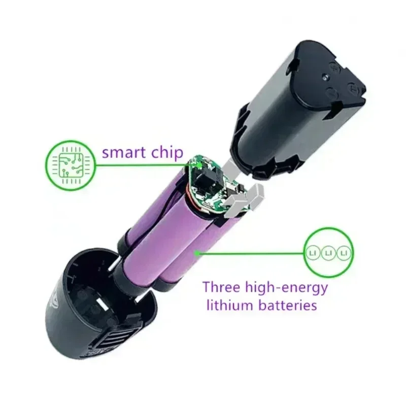 12V 2,0Ah/3,0Ah/4,0Ah dobíjecí lithium-iontová baterie pro elektrické vrtačky, šroubováky, úhlové brusky atd. - náhled 4