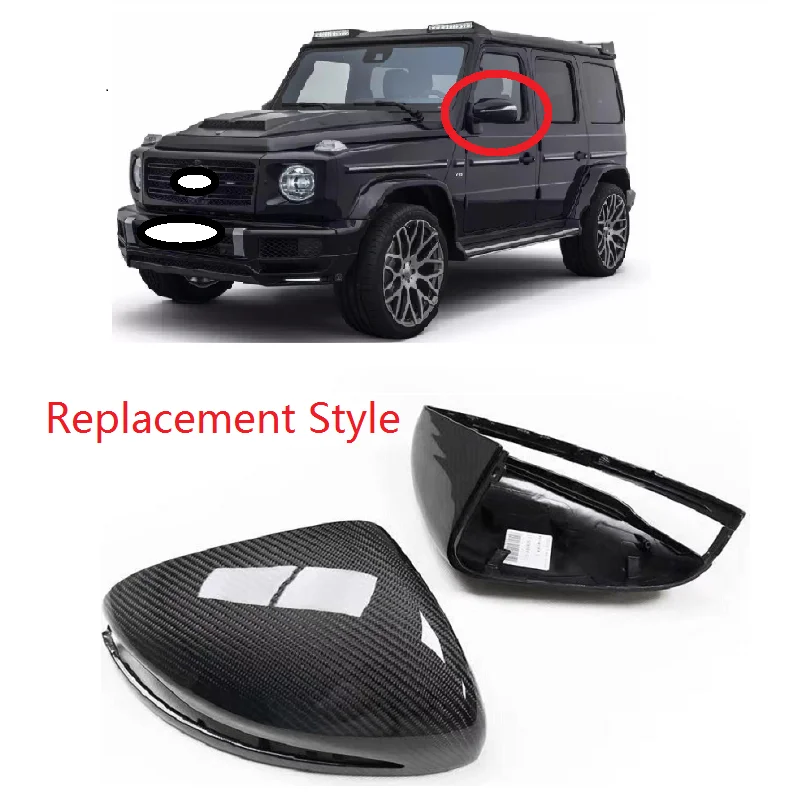 

Carbon Fiber Side Mirror Cover Caps For Mercedes GLE GLS G Class W167 X167 W464