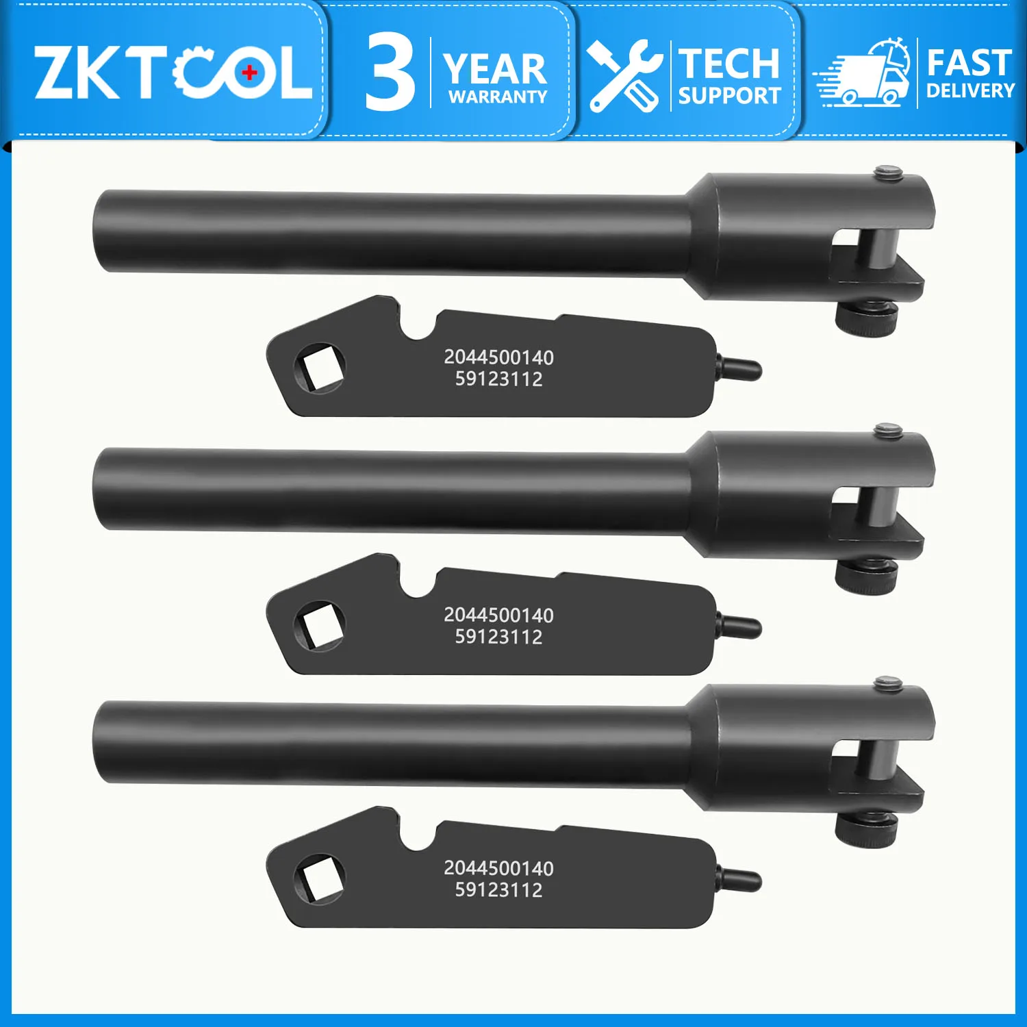 2044500140 3PC Fuel Injector Disassembly Tool, Original Remover Fuel Rail for Jeep Wrangler Chrysler Fiat 2.0T Engines