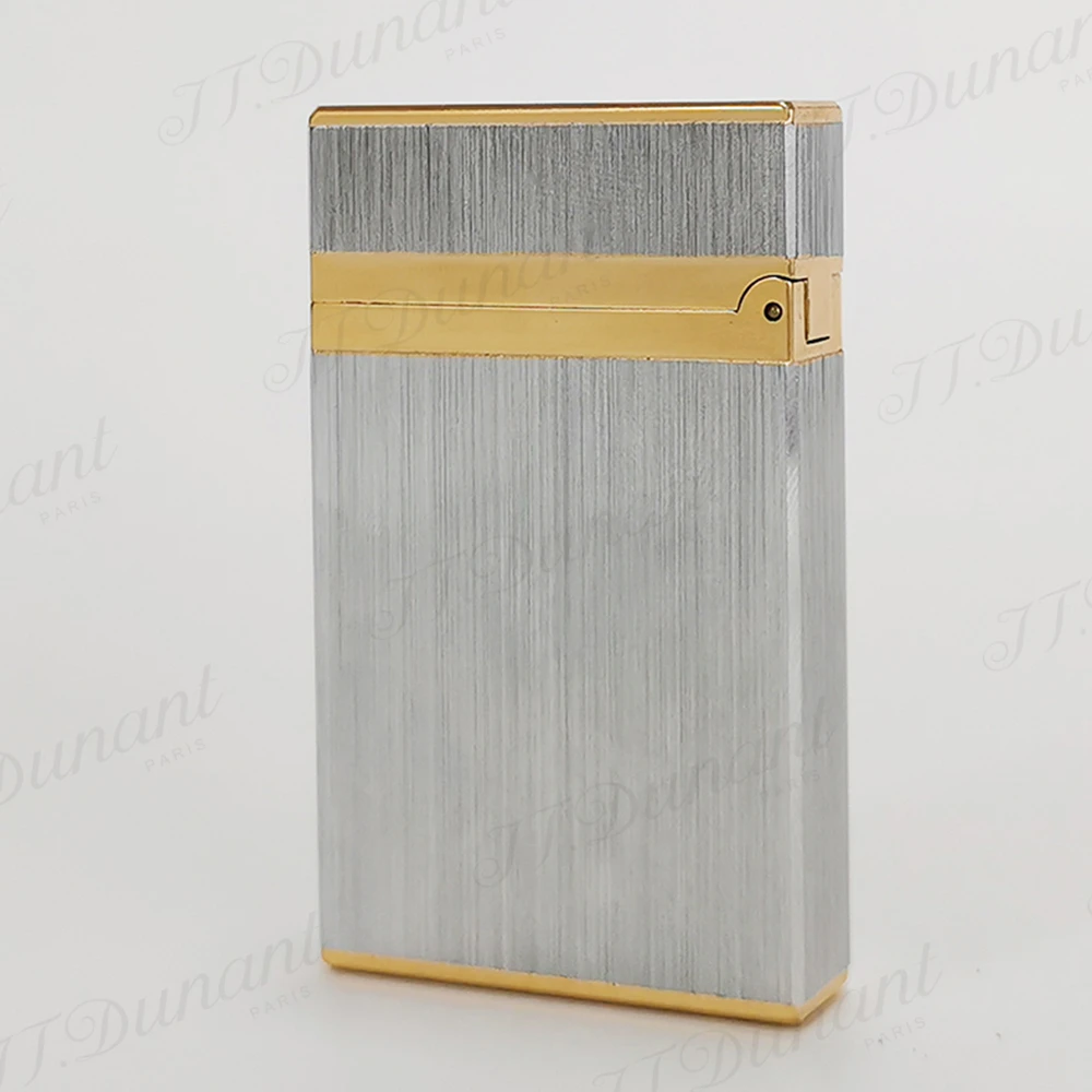 Luxury Gas Lighter Bright Sound Brushed Smoking Gadgets Metal Brass Best Choice Gift for Men Smoker Collection