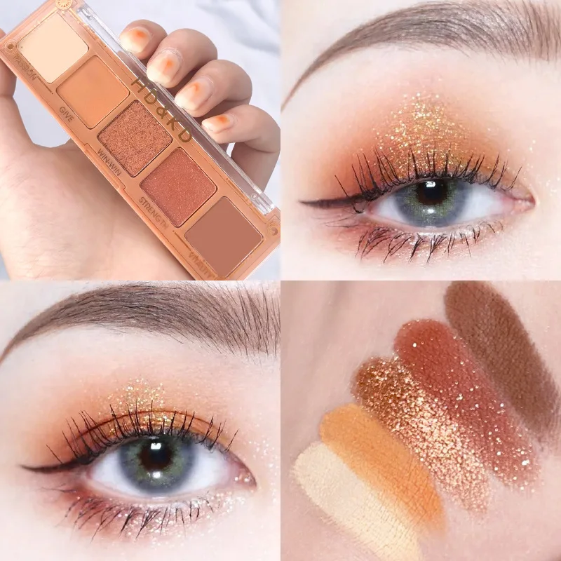 プライベートブランド アイシャドウパレット 長持ち シマー＆シャイン グリッターアイシャドウ メイクアップパレット グリッターアイピグメント