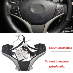 No Need to Replace Spiral Cable For Corolla RAV4 Bluetooth Audio Steering Wheel Button Switch For Toyota Yaris Vios 2013-2016