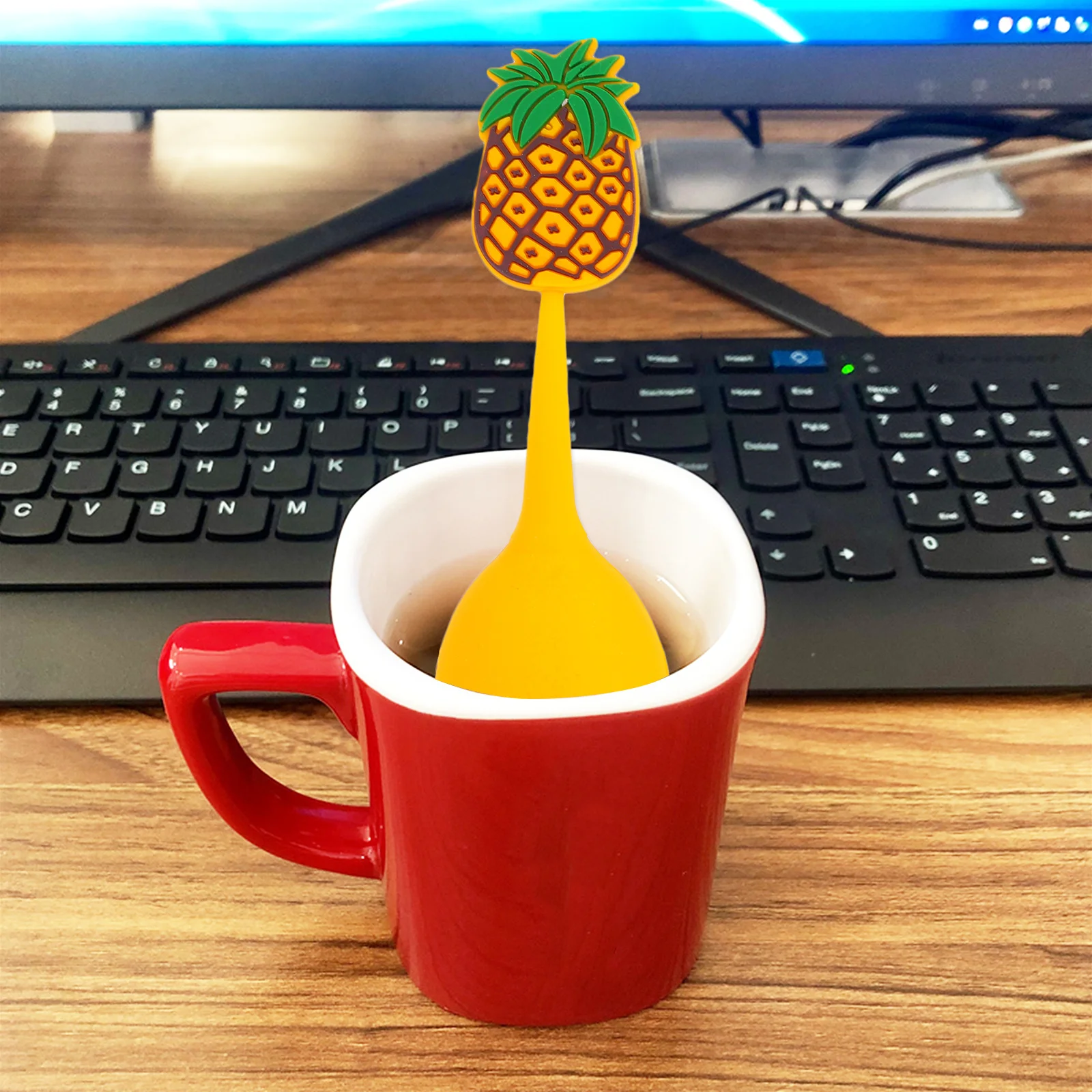 

Creative Stainless Steel Tea Infuser Reusable Easy Clean Filter for Loose Leaf Teas Herbs Spices Accessories