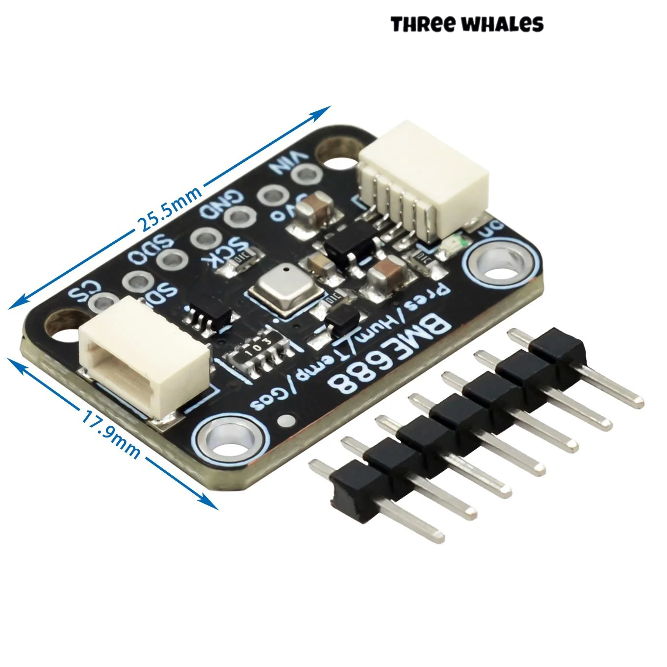 Moduł czujnika środowiskowego BME688 Temperatura/Wilgotność/Ciśnienie/Gaz AI Smart I2C — zdjęcie produktu 6