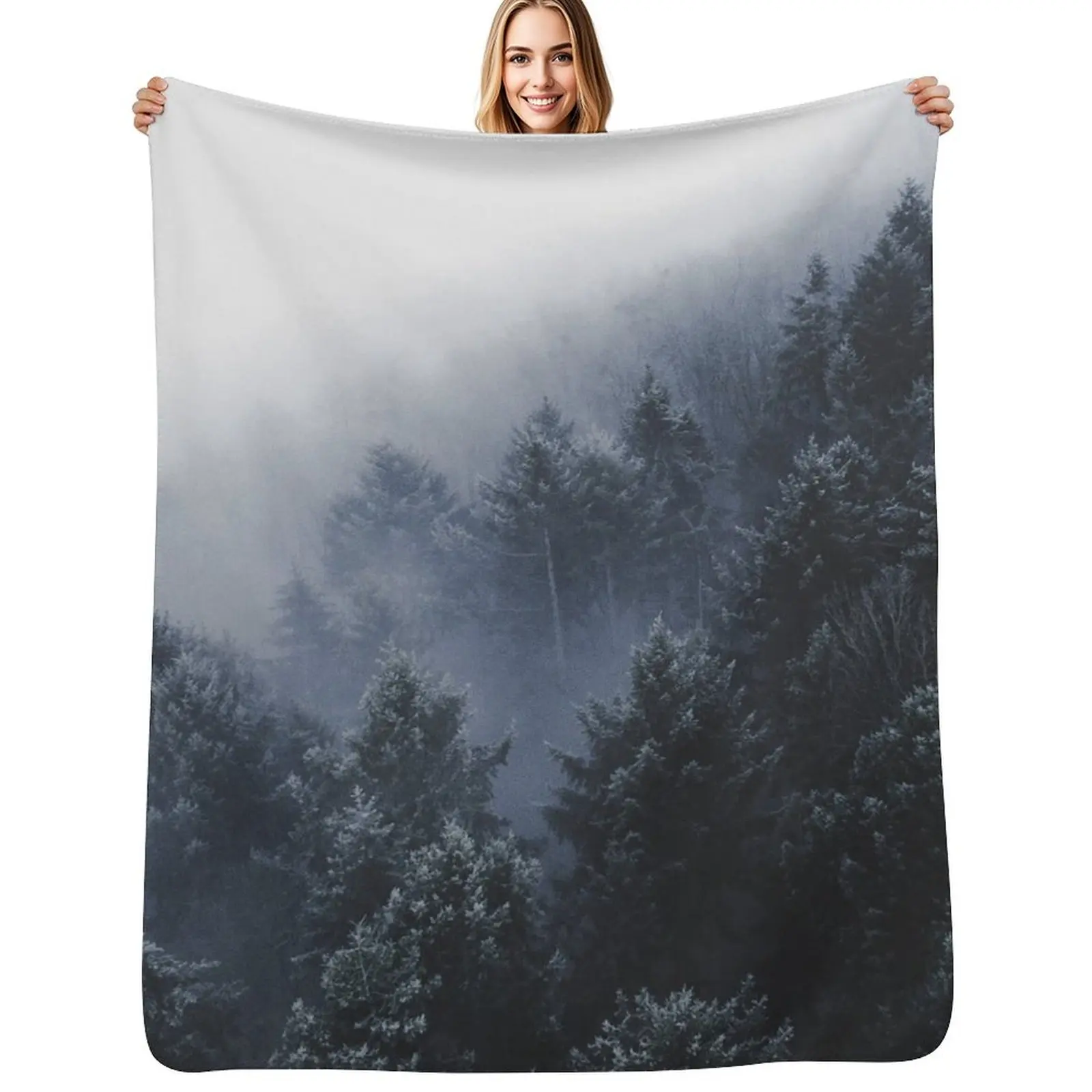 mist of the morning Throw Blanket Softest Soft Beds Tourist Heavy Plaid Moving Blankets