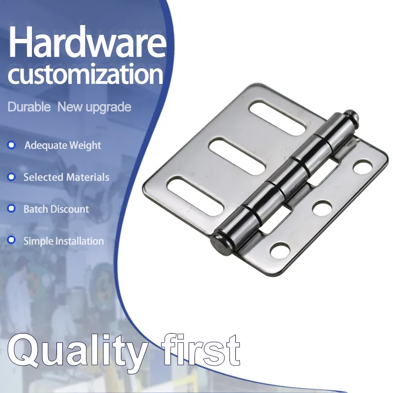 Asymmetric 304 Stainless Steel Hinges Suitable For Industrial Equipment Electrical Cabinet Doors And Mechanical Equipment