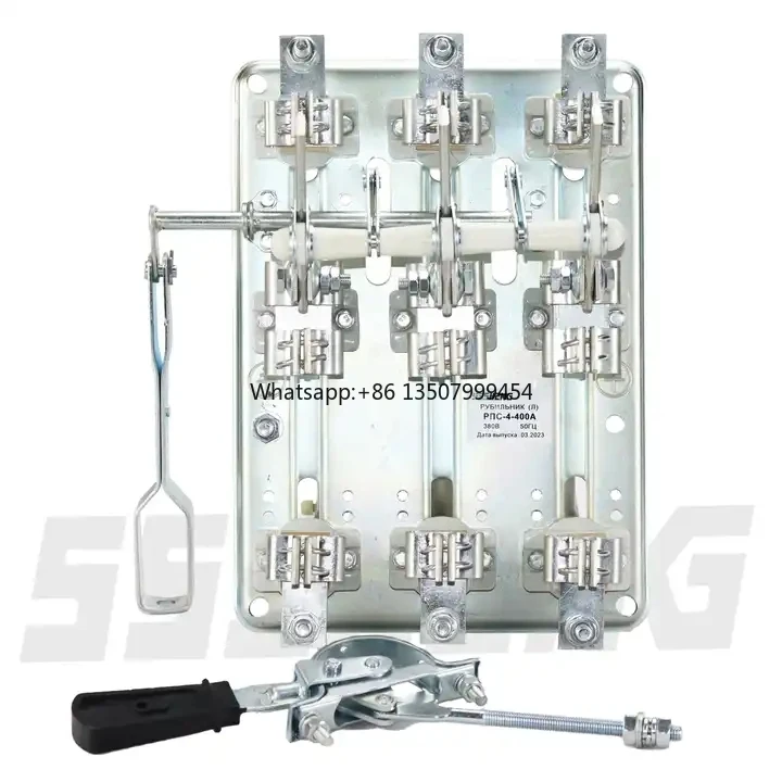 

3P 630A Disconnector RPS-6 Left-hand Drive Isolating Knife Switch 630A IP00 Fuse Knife Switch