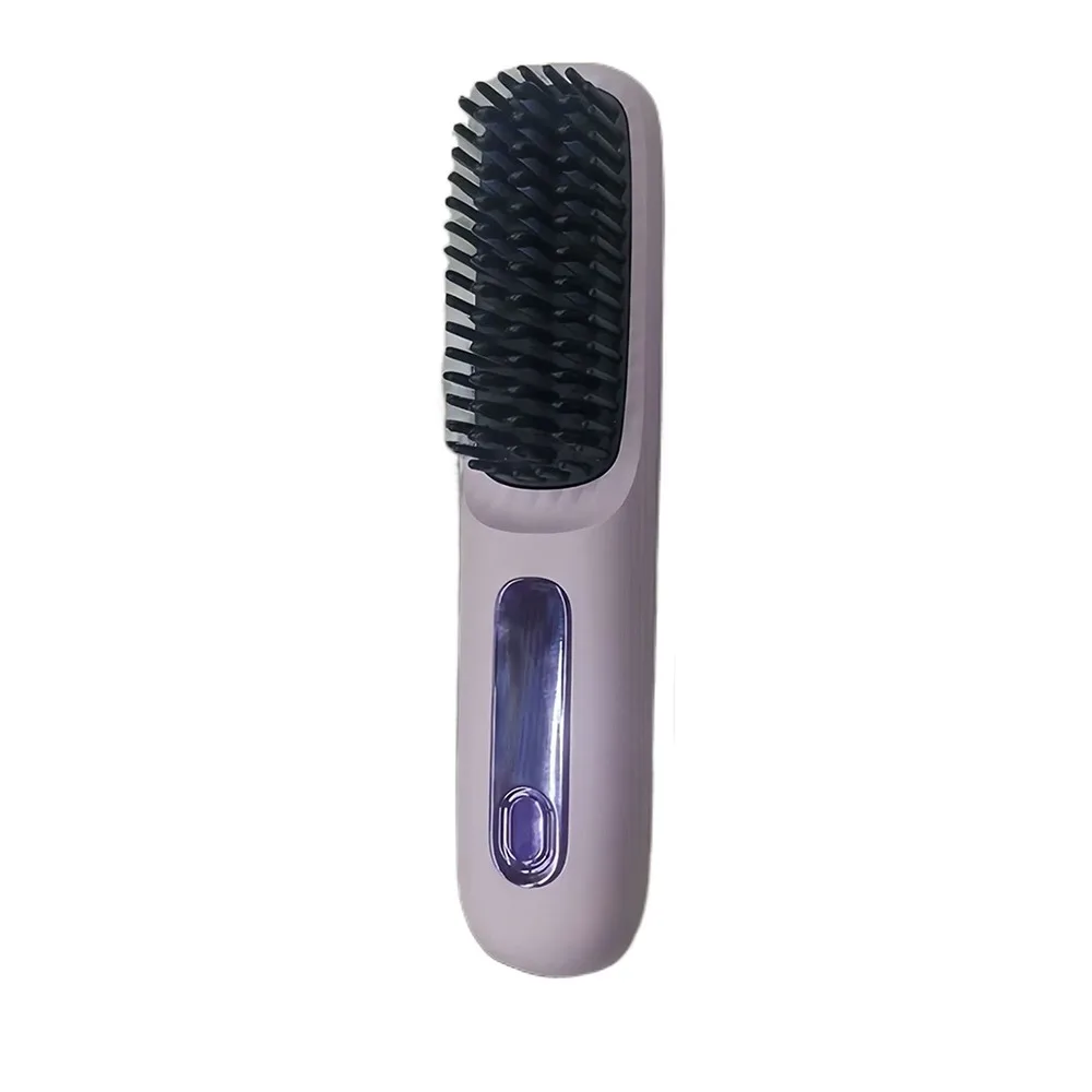 

LED Digital Display Electric Straightening Comb Hair Smoothing Dual Use Hair Straighten Brush Anti-scalding 3D Comb Teeth