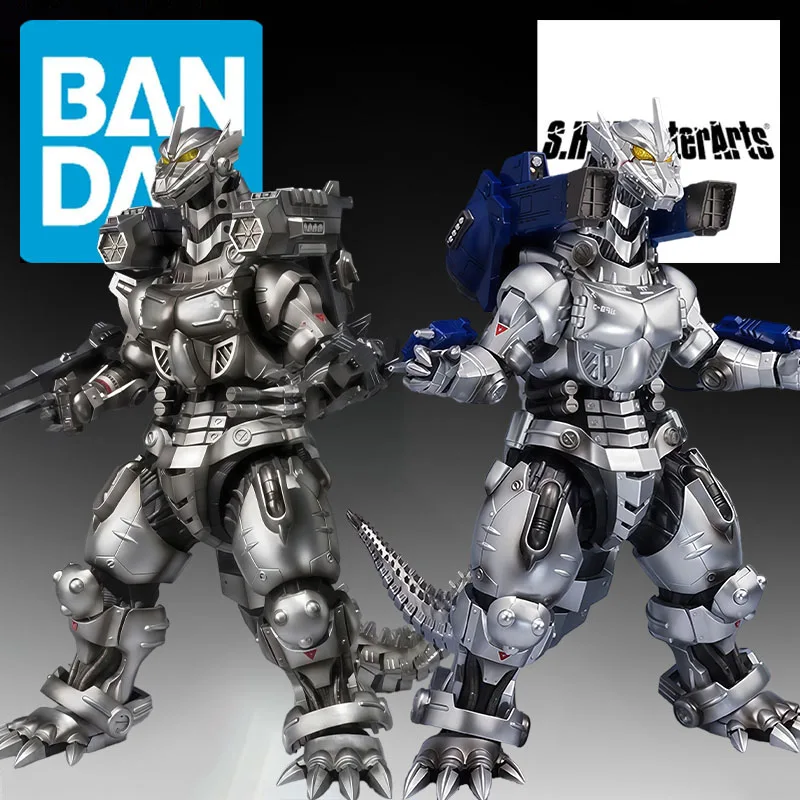 BANDAI Original S.H.MonsterArts out of print MFS-3 Type 3 Machine Dragon & Heavy armed type Anime Figures Toys For Christmas