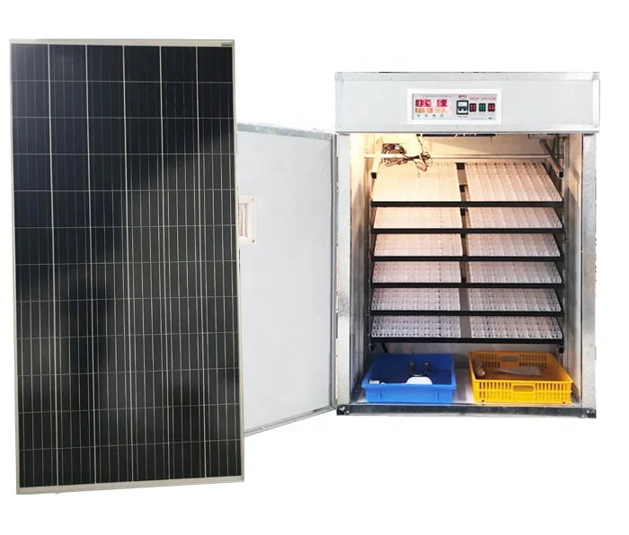 Favorable Price Solar Power Hatching Machine Solar Incubators 1000 Eggs Multifunction White Chicken Incubator 1056 PCS 122