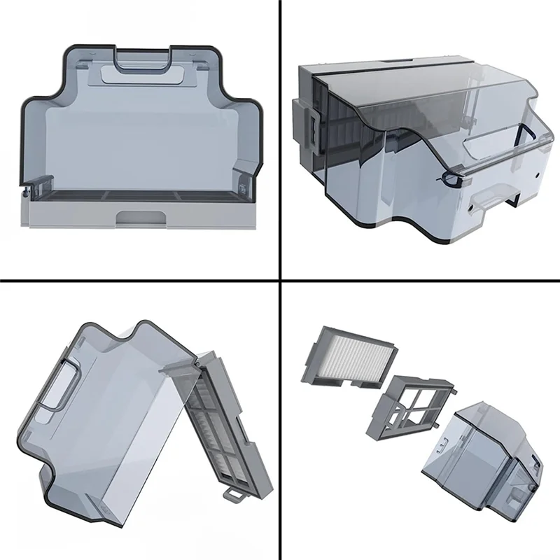 Abwr-caixa de lixo para lefant m210/m213/m210b robô aspirador pó recipiente peças reposição robô caixa poeira peças reposição
