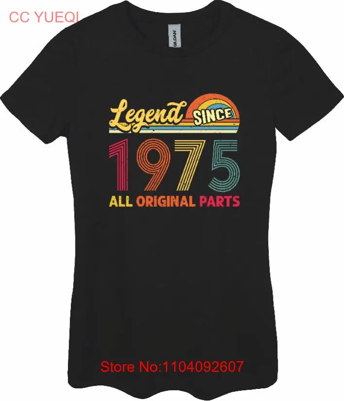 أسطورة عيد الميلاد الخمسين منذ عام 1975 جميع الأجزاء الأصلية للسيدات تي شيرت S-2XL