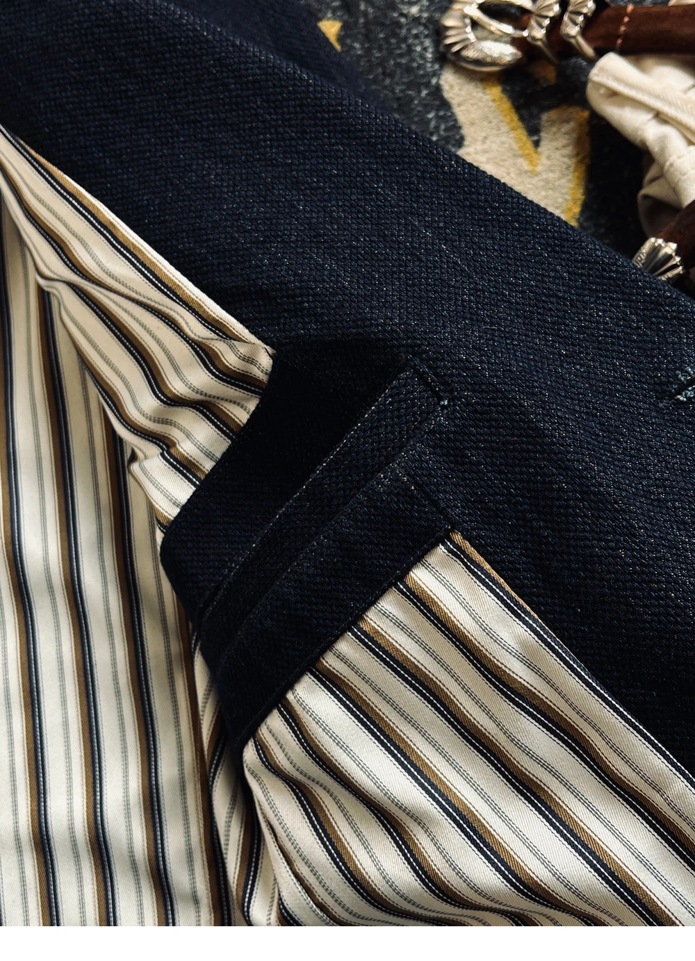 Jas Kasual Pria Tailor Brando American Vintage Heavyweight Sashiko Era 1920-an