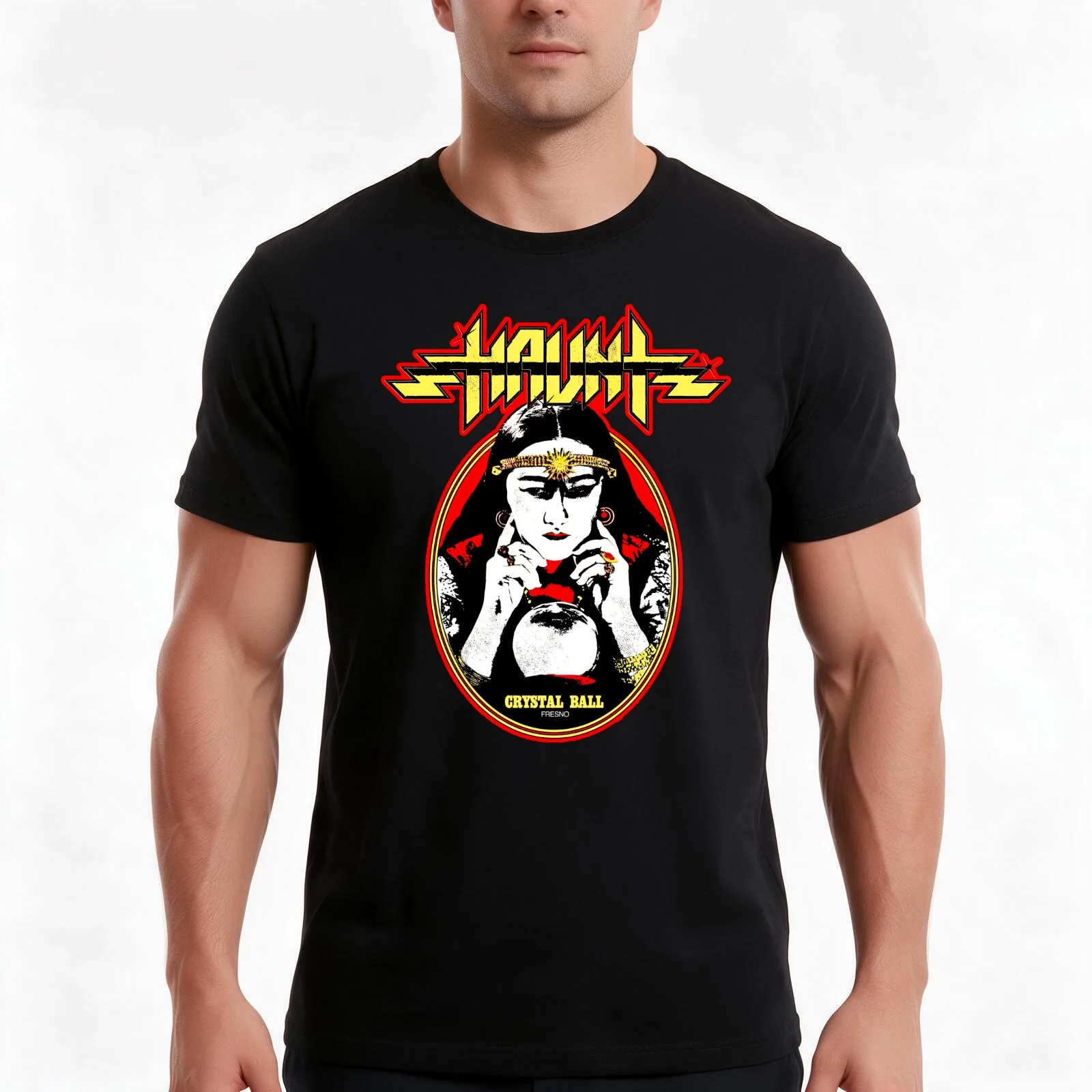 lady fortune teller T-Shirt Summer Casual Cotton Tee Oversized Streetwear Tops Vintage Graphic Print Loose Fit Short Sleeve