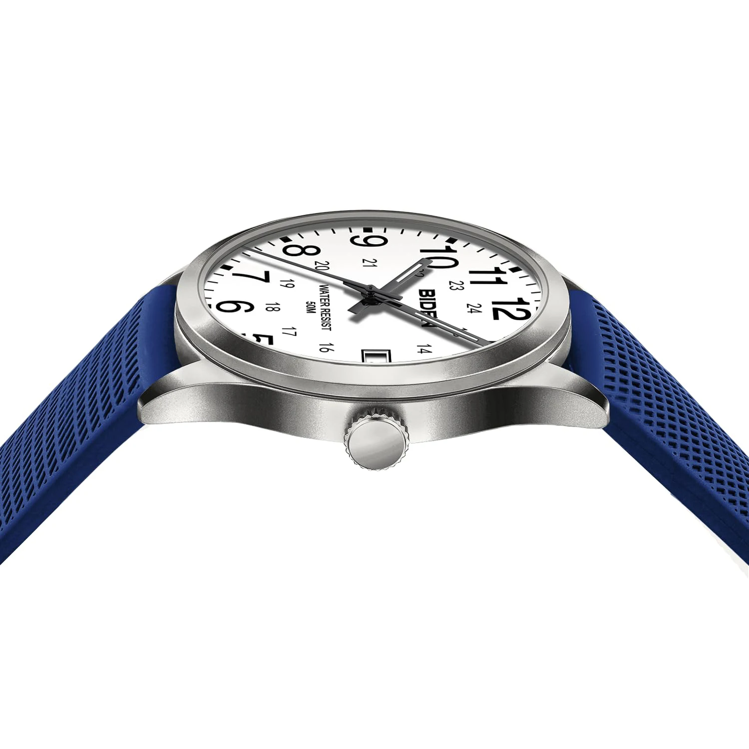 BIDEN Women's fashion watch with easy to read digital luminous dial, men's and women's quartz watch (back to school season gift)