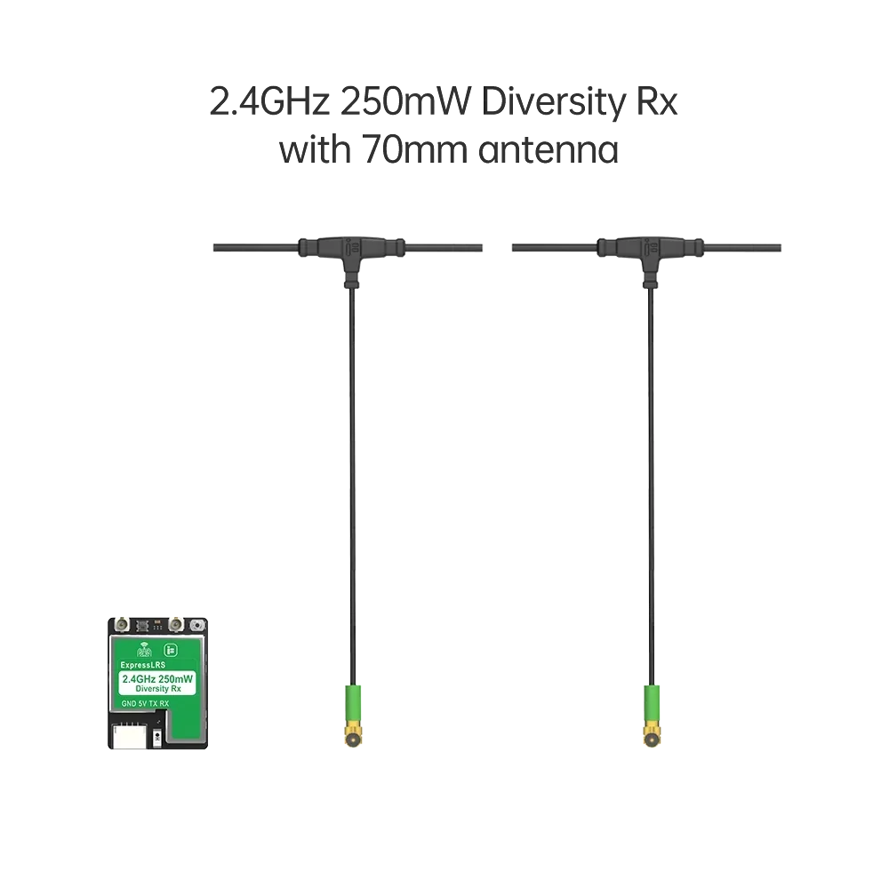 iFlight ExpressLRS ELRS Diversity Receiver 900MHz 915 500mw /2.4GHz 250mW True Diversity RX for FPV super Long Range Drone