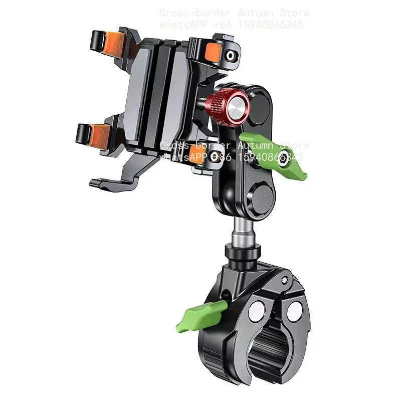 anti-heavy-duty-car-windshield-metal-five-claw-phone-clamp-car-adhesive-suction-cup-mount-mobile-phone-holder