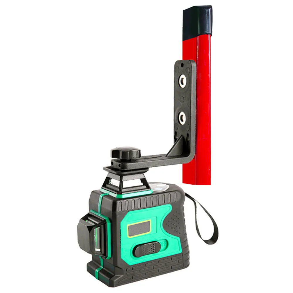 L Type Laser Bracket Super Strong Magnetic Laser Leveling Support Attracts Laser Level Adjustable Hang Wall Bracket