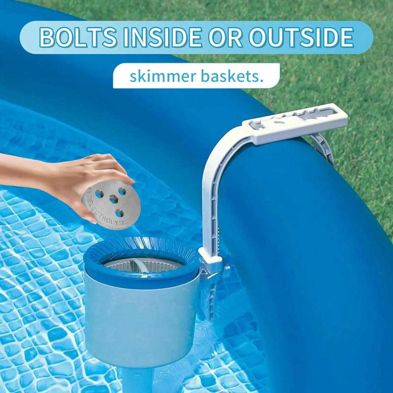 Pool Skimmer Weight Pool Zinc Anode Pool filter basket Weight Plate Equipment Accessories Block