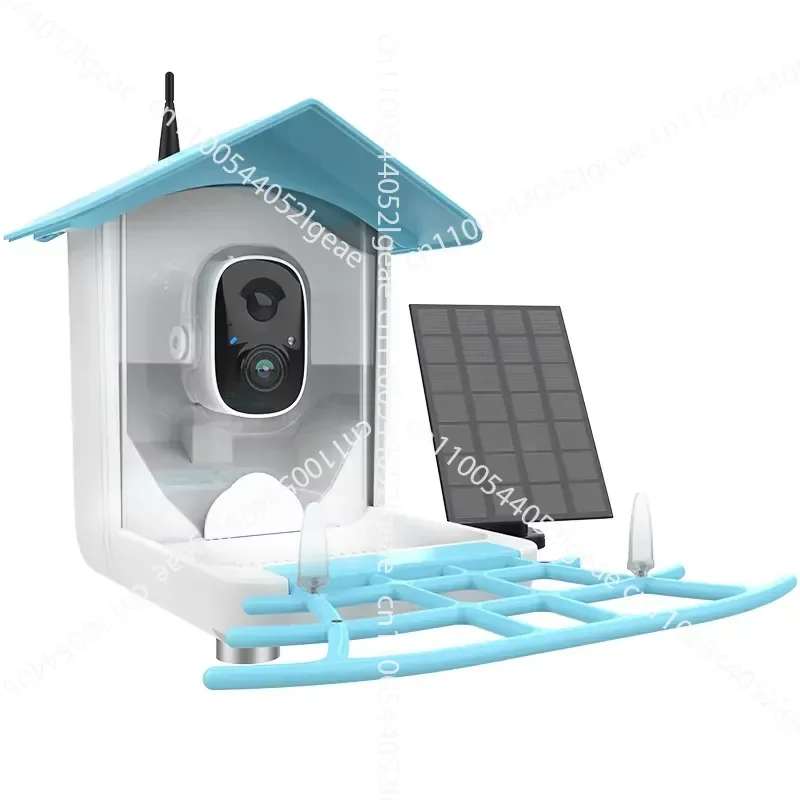 Bird Accessories Smart Pet Feeder Wildlife Food Bowl Automatic Smart Feeder with Camera Wireless Outdoor Solar Energy