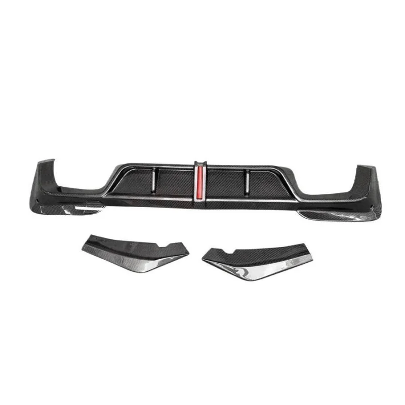 

Suitable for BmwX3 G01Carbon Fiber Kabur Style Rear Lip with Lights Rear Lip 2019+
