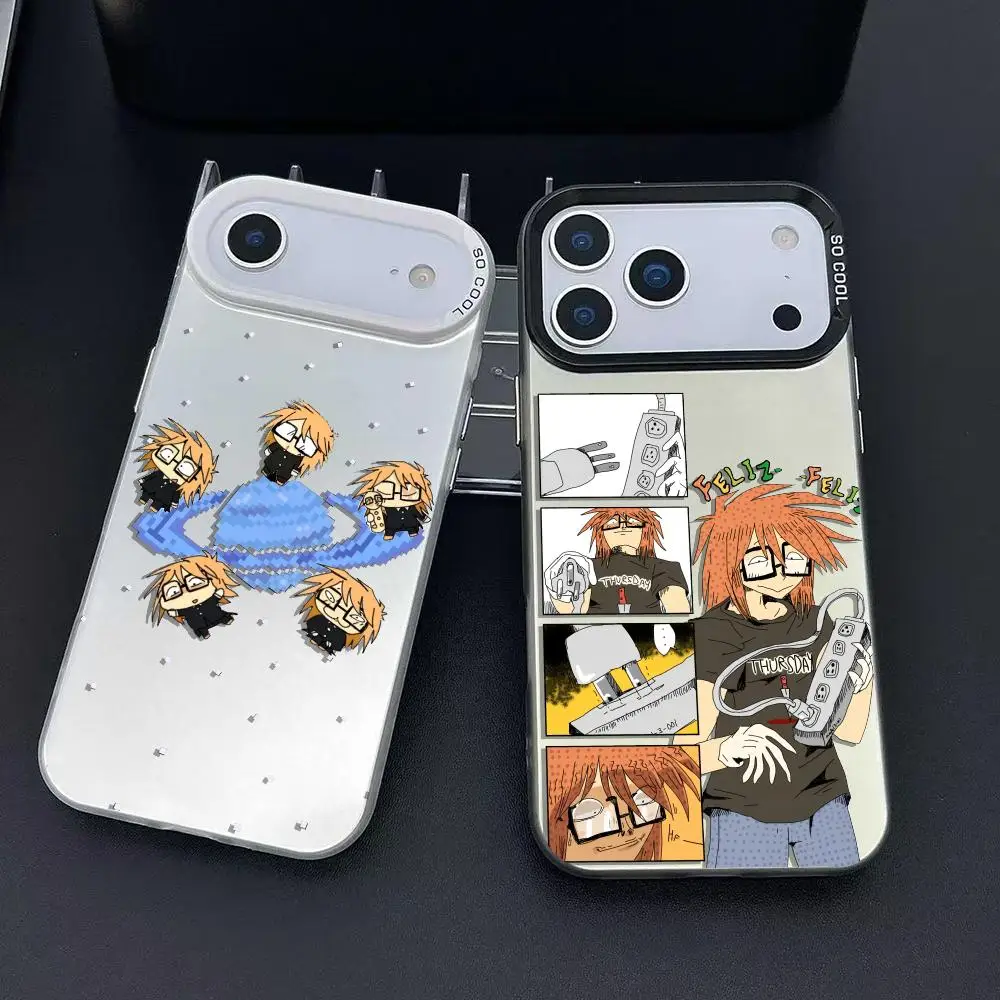 R-Randals F-Vrienden Telefoon Case Voor iPhone 17 16 15 14 13 12 11 Pro Max Air matte Laser Aurora Schokbestendig Funda