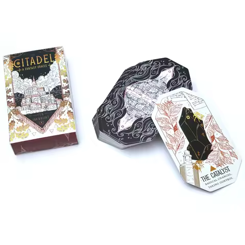 The Citadel A Fantasy Oracle Tarot Deck Tarot Card Entertainment Game For Family Party Board Game Oracle Cards