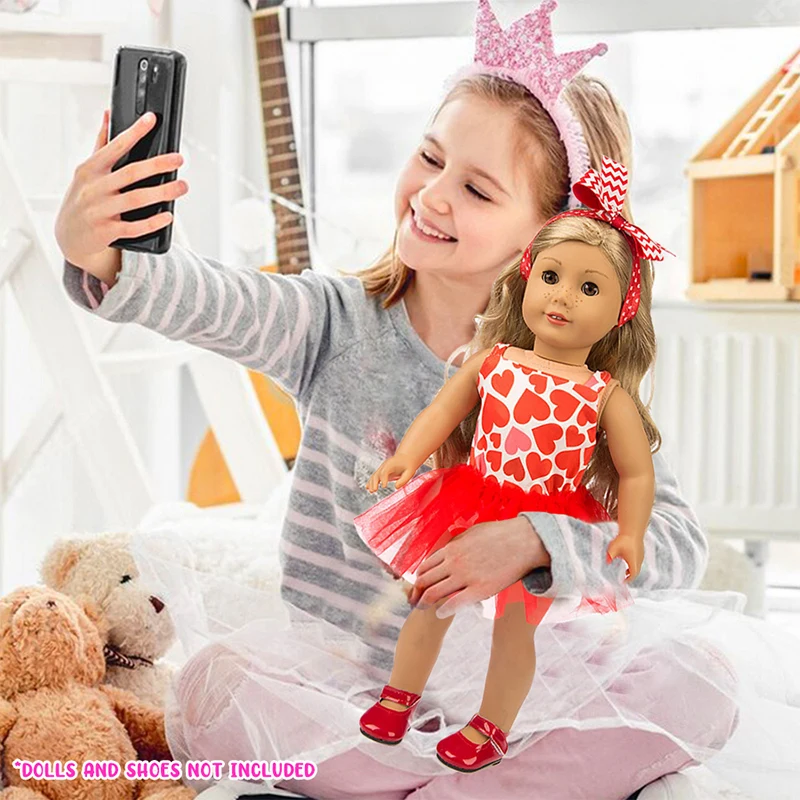 18Inch Girls Doll Dress Multiple styles 45cm Baby Doll Outfit Skirt Reborn Doll New Born Baby Doll Clothes Accessories Girl Gift