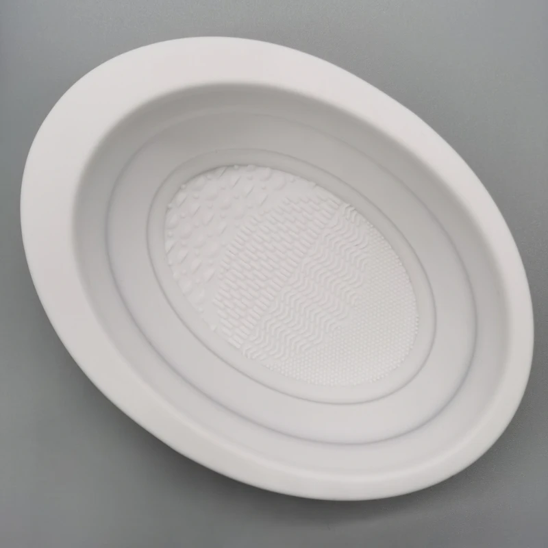 Dobrável Silicone Wash Bowl, Maquiagem Escova Limpador, Puff Em Pó, Egg Wash Pad, Ferramentas