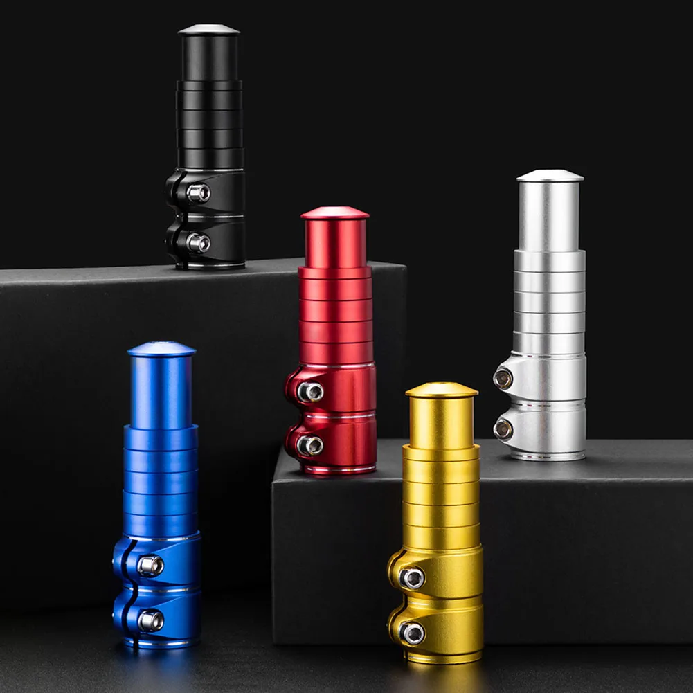 

For Mountain Biking Mountain Bike Riser Handlebar Extender Adjustable Bike Handlebar Riser Customizable Height Adjustment