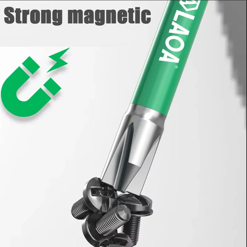 LAOA Strong Magnetic Phillips Screwdriver S2 Screwdriver Bit for Electricians PH2