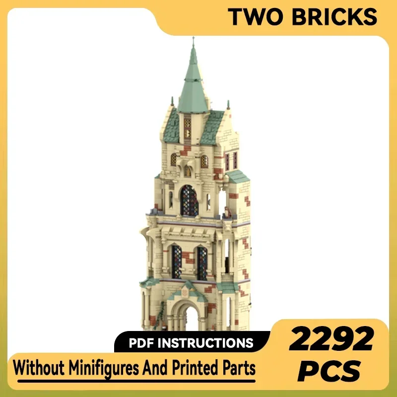 Famous Magical Movies Model Moc Building Bricks School Tower Technology Modular Blocks Gifts Christmas Toys DIY Sets Assembly