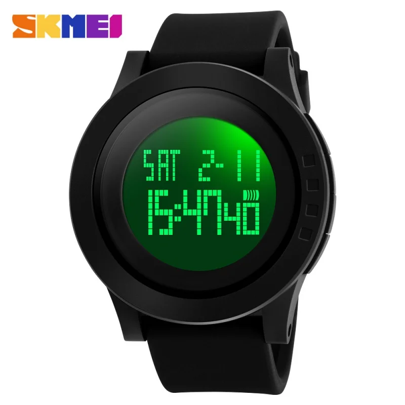 

Skmei Korean Outdoor Sports Electronic Waterproof LED Couple's Student Electronic Watch