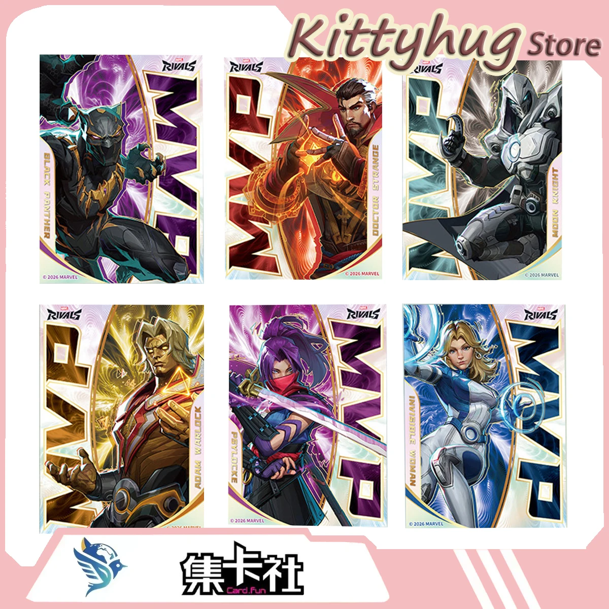 

Card.Fun Marvel Comics Collectible Card Anime Peripheral Iron Man Spider-Man Fan Gifts