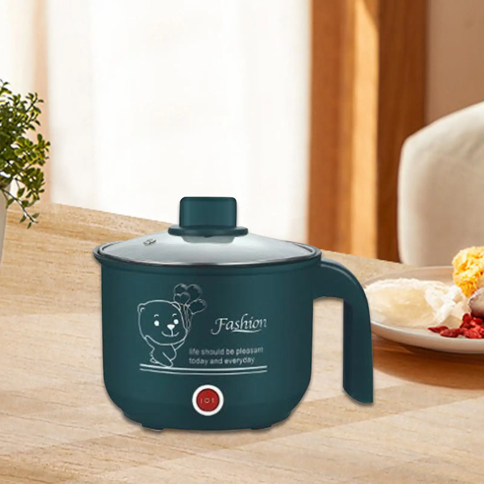 Electric Cooker Multipurpose Cooking Pot for Fried Stew Noodles Cook Rice