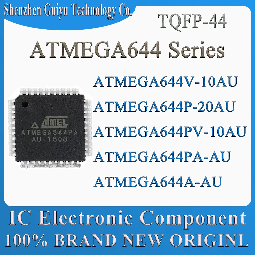 ATMEGA644A-AU ATMEGA644PA-AU ATMEGA644PV-10AU ATMEGA644P-20AU ATMEGA644V-10AU ATMEGA644A ATMEGA644 ATMEGA64 TQFP-44 IC MCU Chip