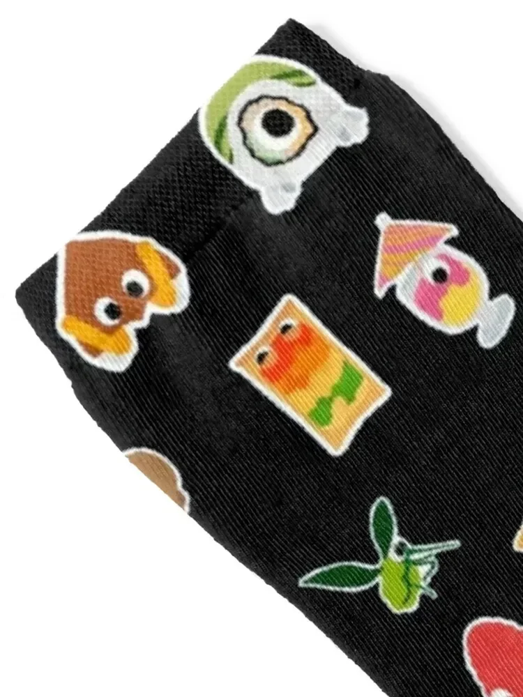 bug snack stickers 2 Socks anti slip football tennis Boy Child Socks Women's