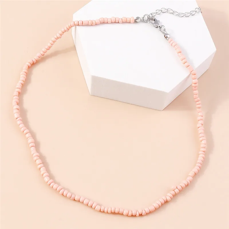 Böhmen Handgemachte Bunte Rocailles Halskette Halsband Einfache Frauen Mode Perle Blume Halsketten Kragen Süße Schmuck Geschenke – Detail 23