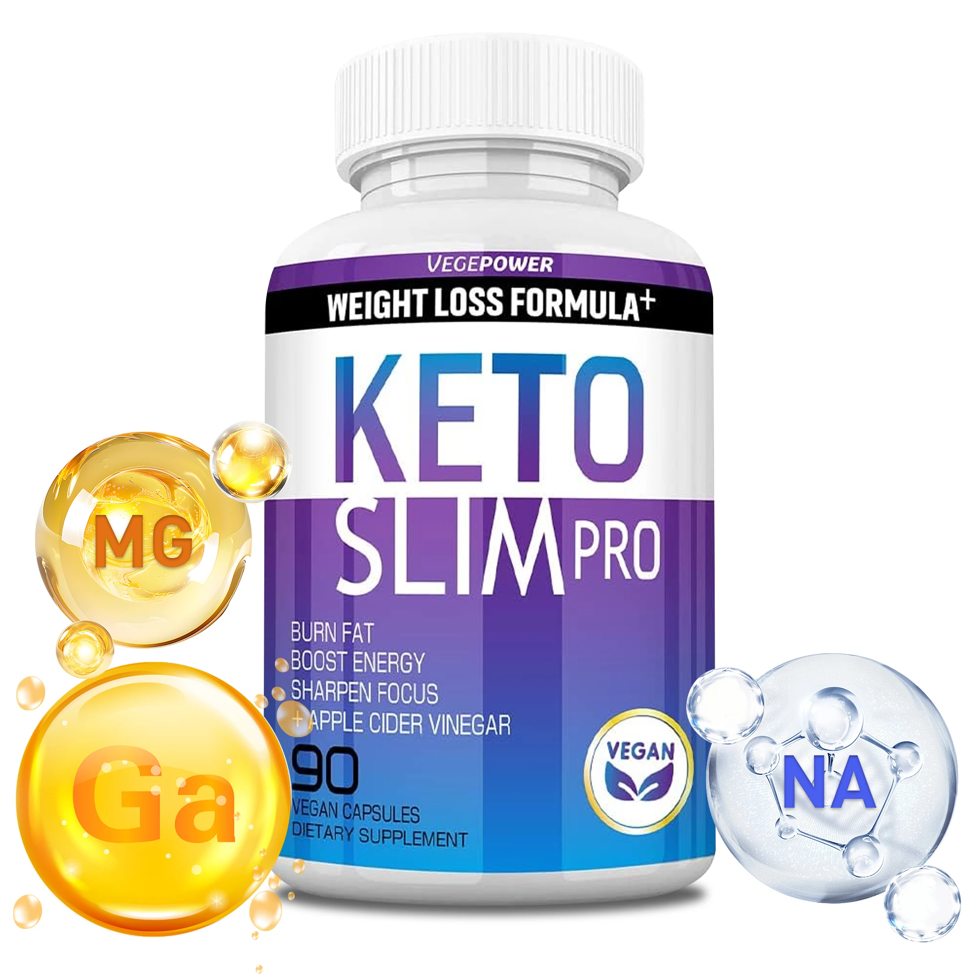 Keto Slim Capsules - Weight Management, Metabolism Boost, Appetite Control, Energy Support, Digestive Health