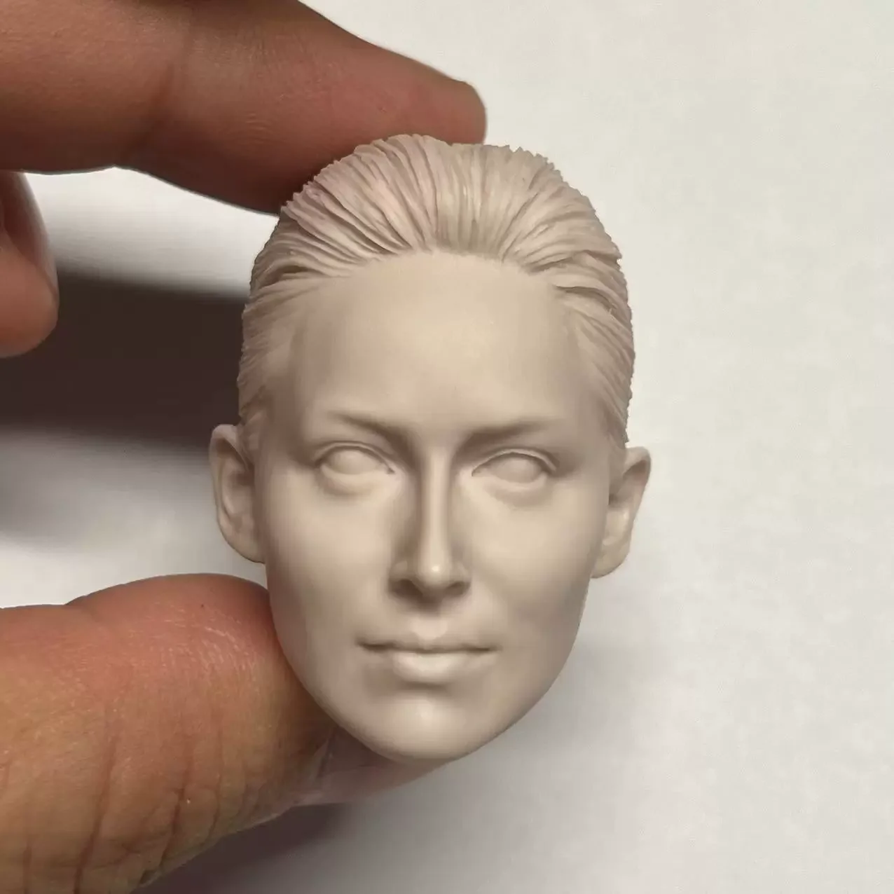 US Actor Sharon Stone Female Head Carving Sculpt Star DOll Unpainted Model 1/6 Scale Action Figure Hobbies Soldier Toys