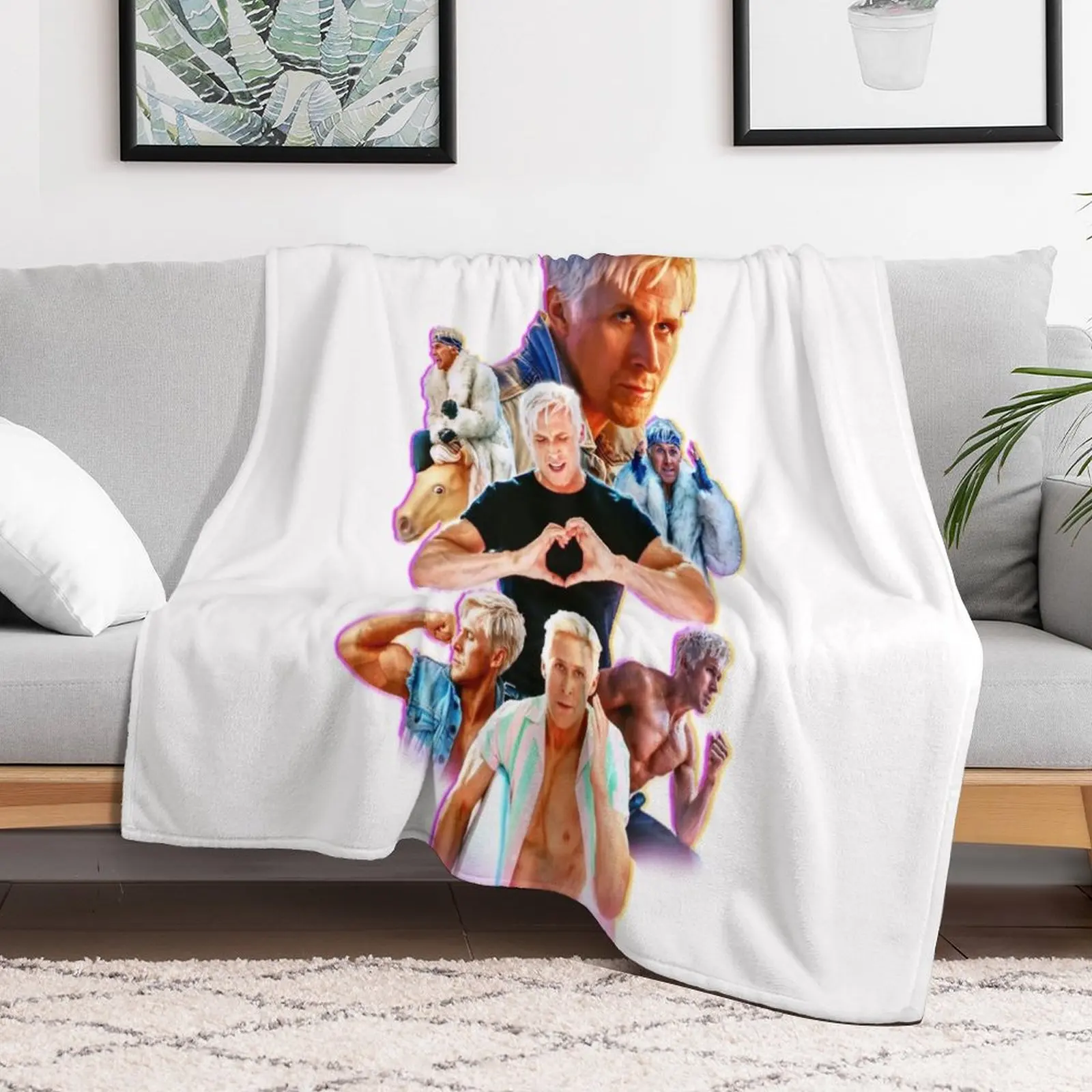 Ryan Gosling Kenergy T-Shirt Throw Blanket blankets ands Kid'S Flannels Thin Blankets