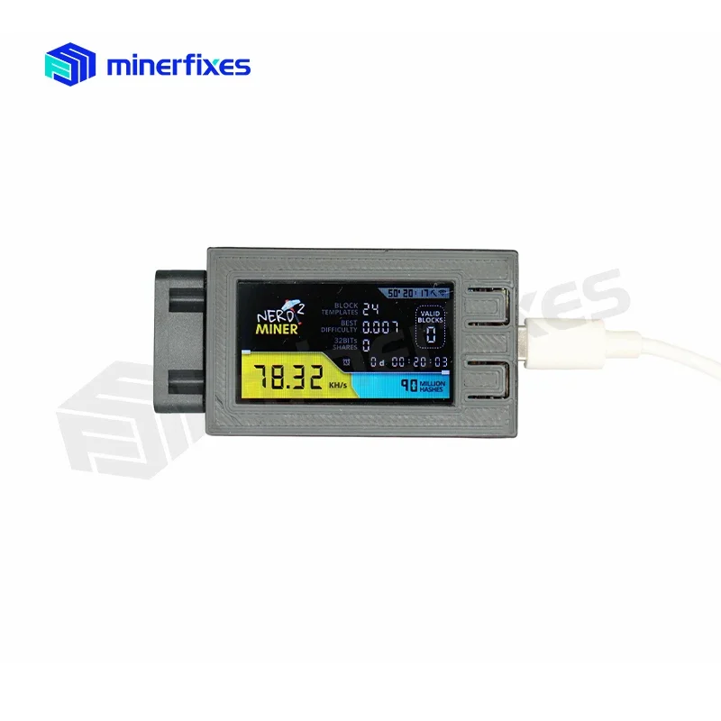 Brandneue SOLO Lottery Machine Mini BTC Winning Nerdminer Blockbuster Thumb Machine V2 BTC Solo Miner