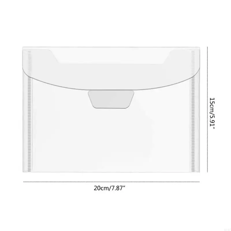 918C 10 Bolsos armazenamento para carimbo transparente, matrizes corte, organizador estêncil