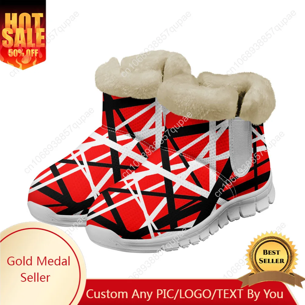 

Van Evh 1984 Stripes Halen Snow Boots Mens Womens Teenager Shoes Keep Warm Casual Lightweight Couple Sports Custom Sneakers