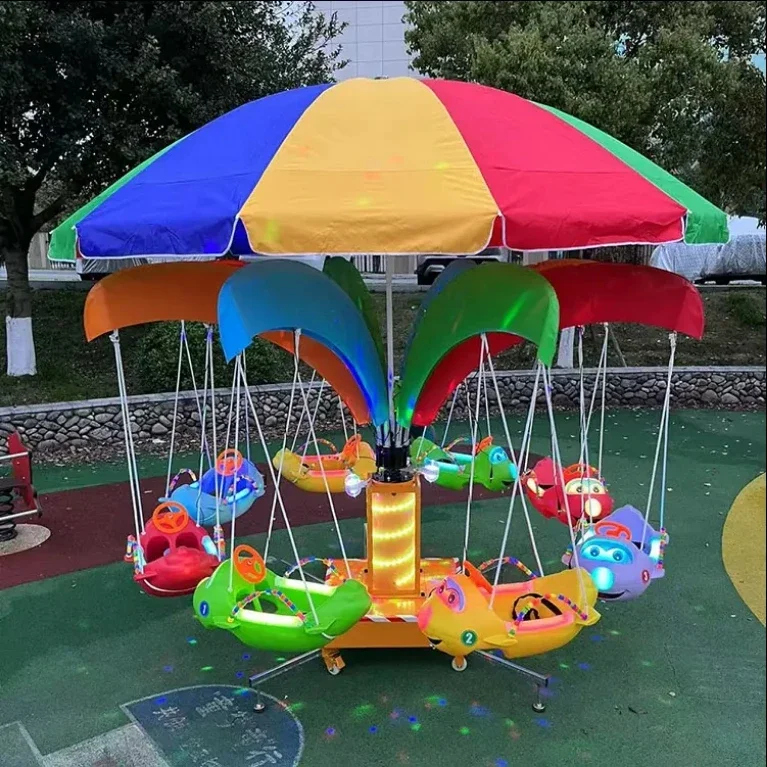 2026 Swing Chair Mini Merry Go Round For Kids Carousel For Commercial Rental Large Outdoor Entertainment Equipmentpromote sales