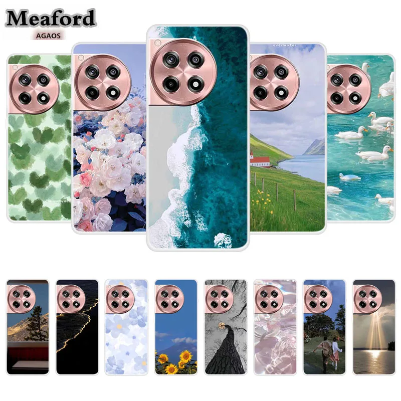 غلاف شفاف لـ OnePlus ، واقي فاخر ، غطاء هاتف من السيليكون الناعم ، لون شفاف ، Ace 3 ، 12 ، 12R #1