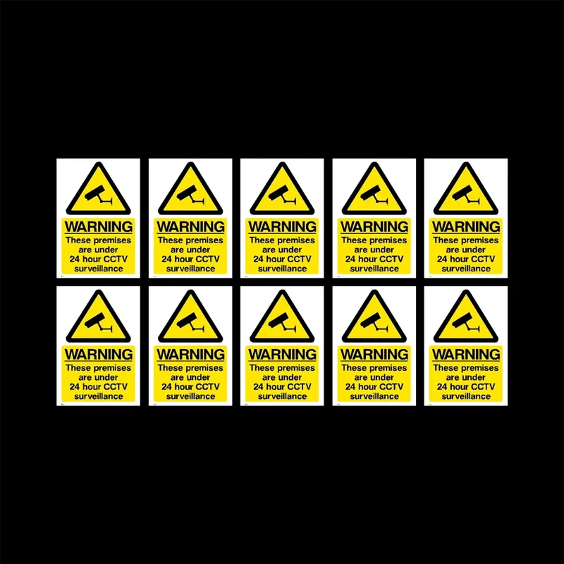 Cctv Sign Sticker P…