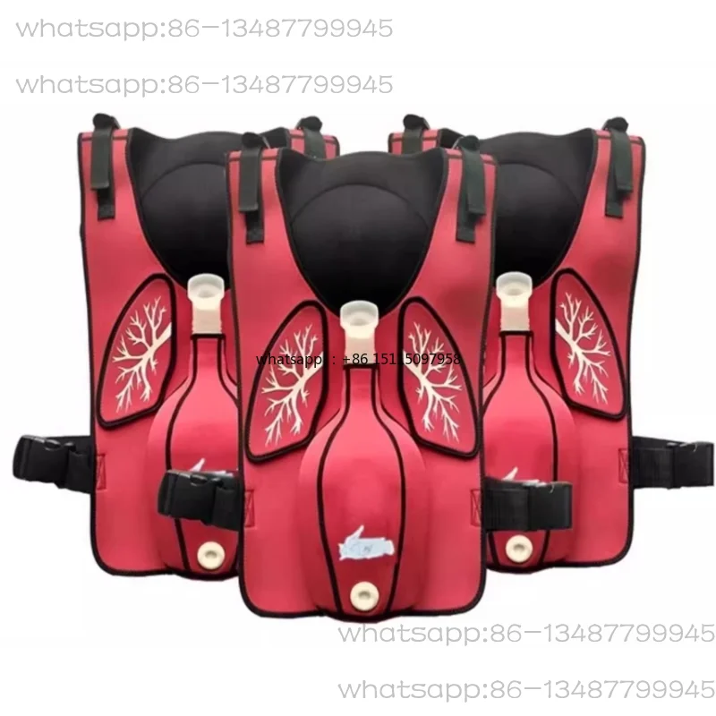 Training Vest with Tracheal Blockage Wearable Adult Infarction Teaching Mold Anti Choking Obstruction Trainer Vest